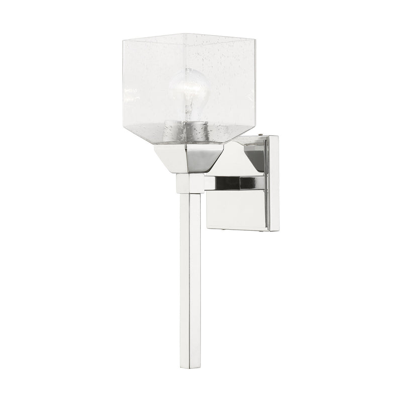 Livex Lighting 10389-05 One Light Vanity Sconce, Polished Chrome