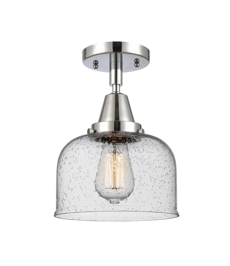 Innovations 447-1C-PC-G74-LED LED Flush Mount, Polished Chrome