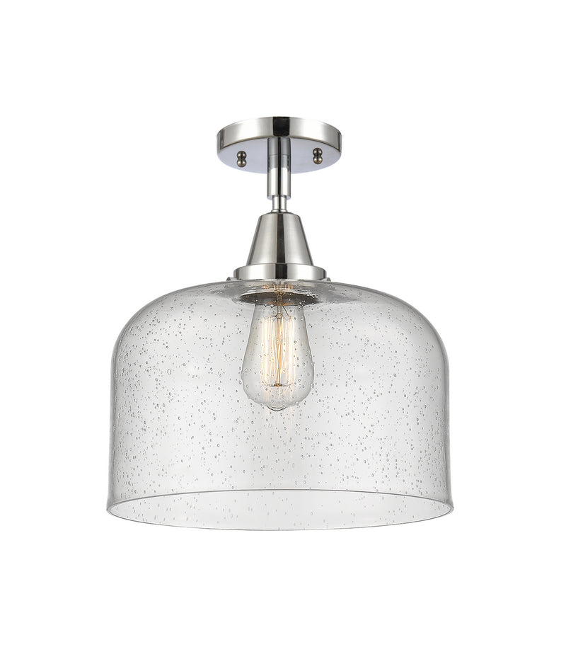 Innovations 447-1C-PC-G74-L-LED LED Flush Mount, Polished Chrome