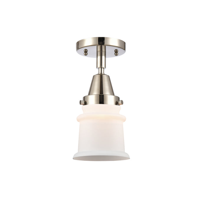 Innovations 447-1C-PN-G181S One Light Flush Mount, Polished Nickel