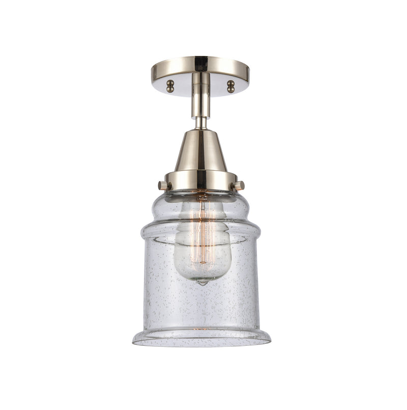 Innovations 447-1C-PN-G184-LED LED Flush Mount, Polished Nickel