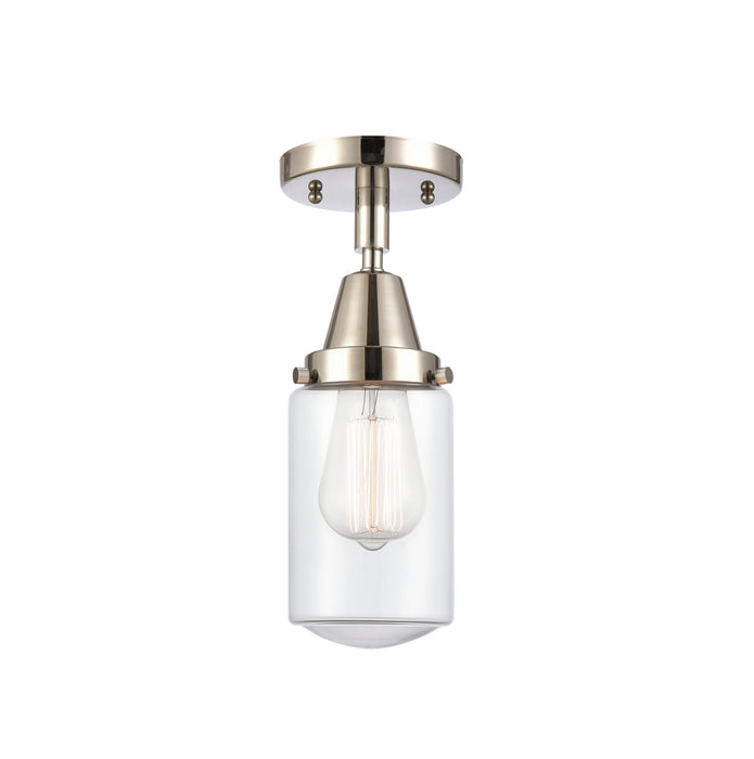 Innovations 447-1C-PN-G312-LED LED Flush Mount, Polished Nickel