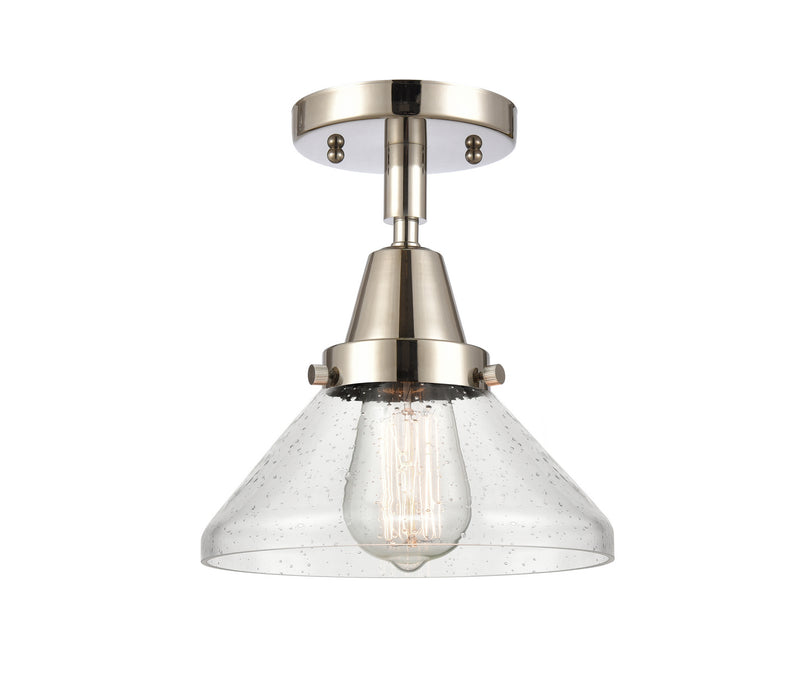 Innovations 447-1C-PN-G4474-LED LED Flush Mount, Polished Nickel