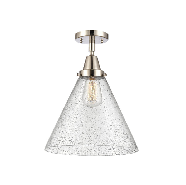 Innovations 447-1C-PN-G44-L-LED LED Flush Mount, Polished Nickel