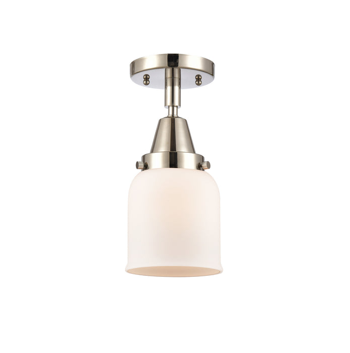 Innovations 447-1C-PN-G51 One Light Flush Mount, Polished Nickel