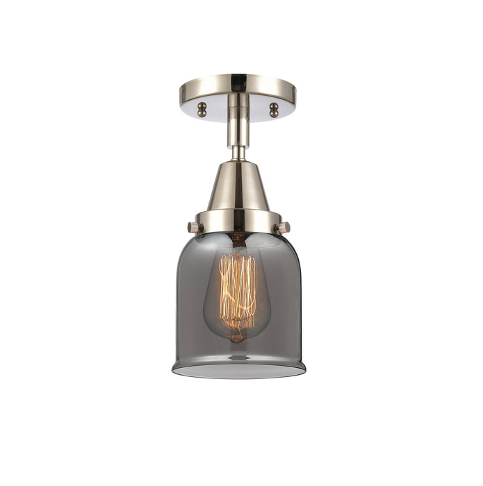 Innovations 447-1C-PN-G53 One Light Flush Mount, Polished Nickel