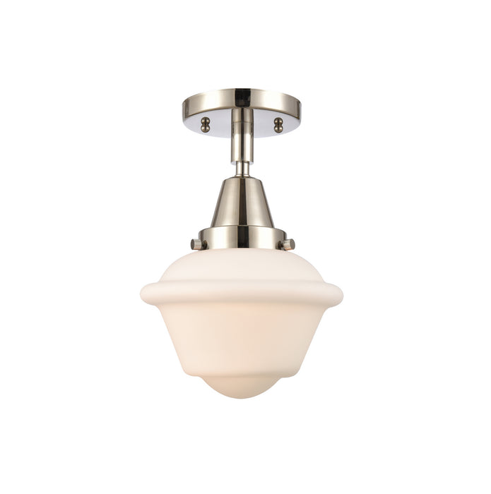 Innovations 447-1C-PN-G531 One Light Flush Mount, Polished Nickel