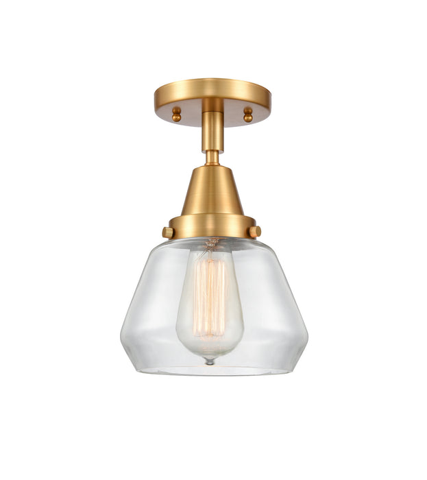 Innovations 447-1C-SG-G172-LED LED Flush Mount, Satin Gold