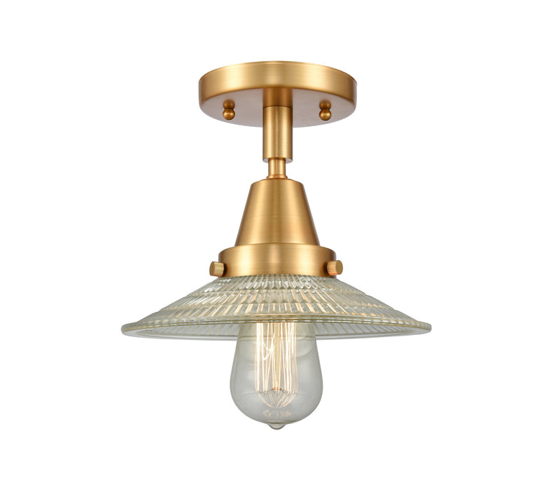 Innovations 447-1C-SG-G2 One Light Flush Mount, Satin Gold