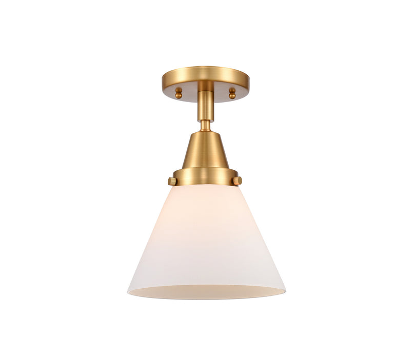 Innovations 447-1C-SG-G41-LED LED Flush Mount, Satin Gold