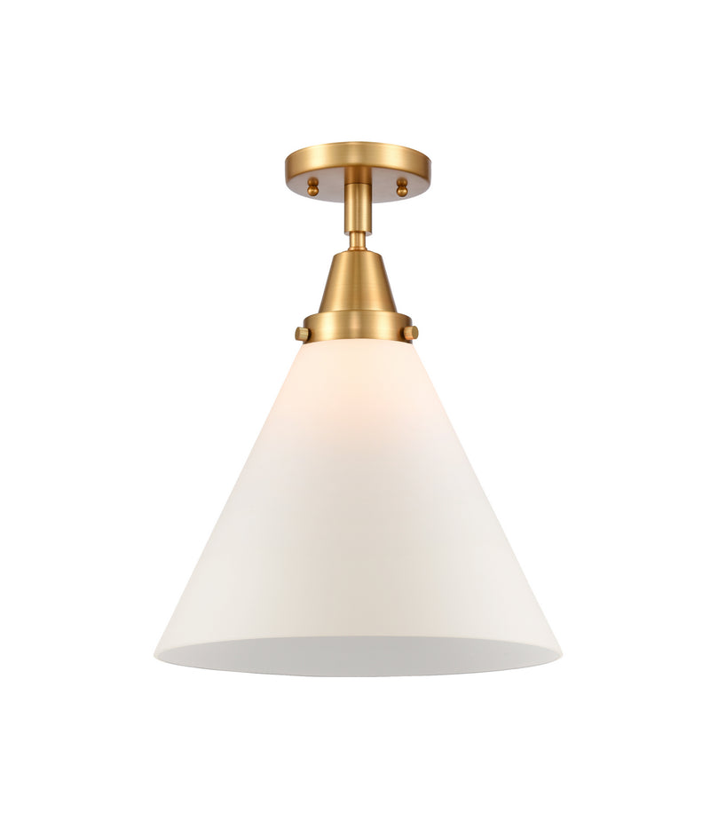 Innovations 447-1C-SG-G41-L-LED LED Flush Mount, Satin Gold