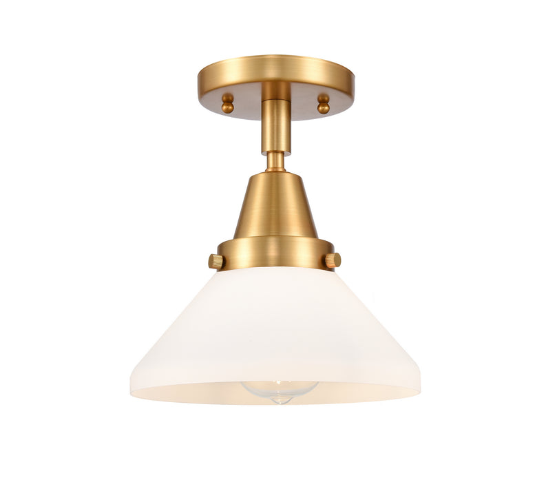 Innovations 447-1C-SG-G4471-LED LED Flush Mount, Satin Gold
