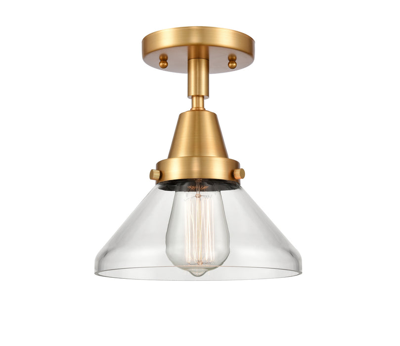 Innovations 447-1C-SG-G4472-LED LED Flush Mount, Satin Gold
