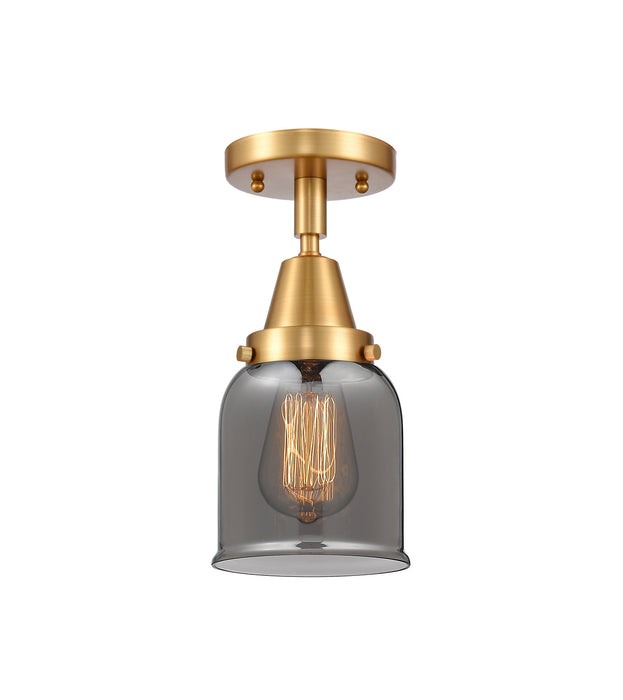Innovations 447-1C-SG-G53 One Light Flush Mount, Satin Gold