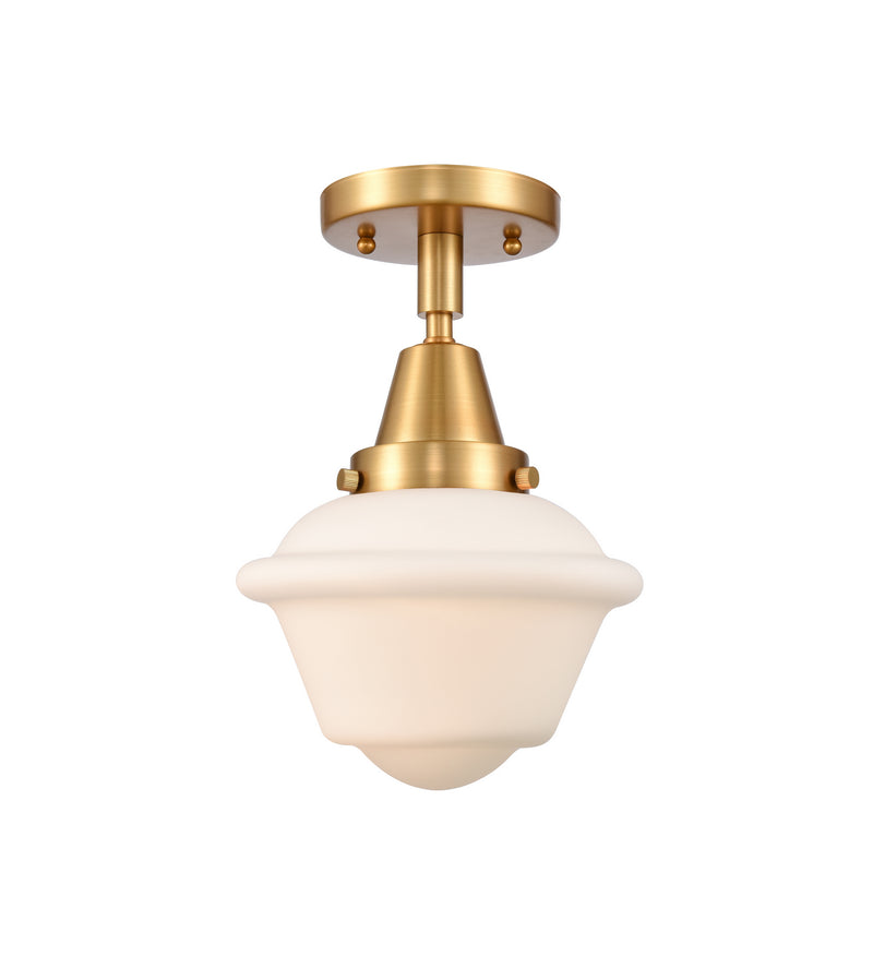 Innovations 447-1C-SG-G531-LED LED Flush Mount, Satin Gold