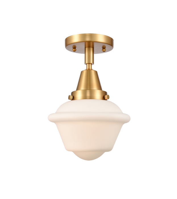 Innovations 447-1C-SG-G531-LED LED Flush Mount, Satin Gold