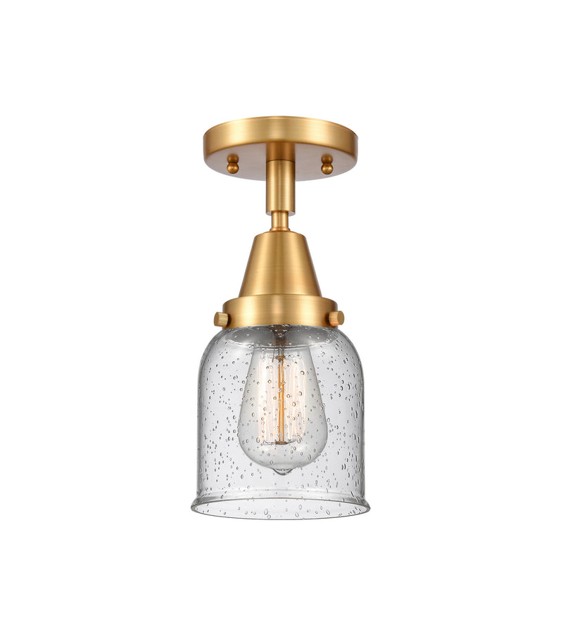 Innovations 447-1C-SG-G54-LED LED Flush Mount, Satin Gold
