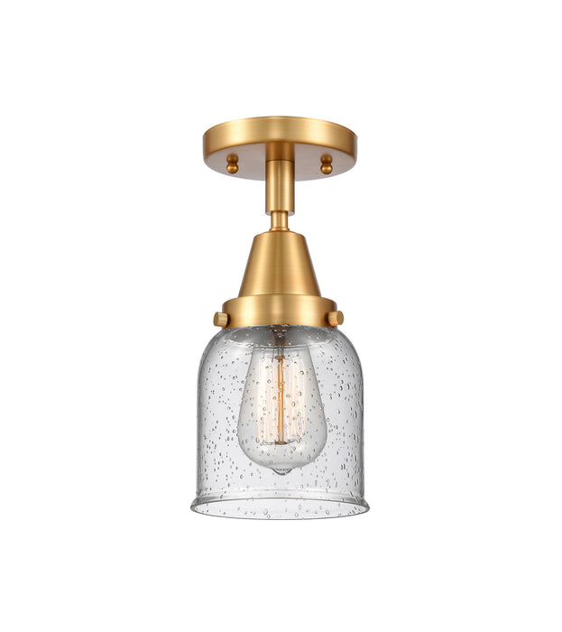 Innovations 447-1C-SG-G54-LED LED Flush Mount, Satin Gold