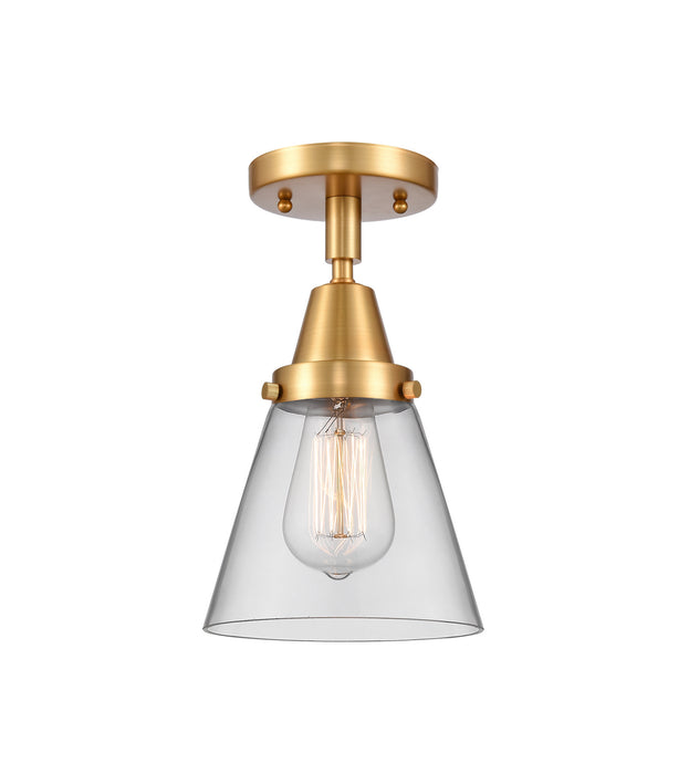 Innovations 447-1C-SG-G62-LED LED Flush Mount, Satin Gold