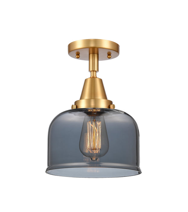 Innovations 447-1C-SG-G73 One Light Flush Mount, Satin Gold