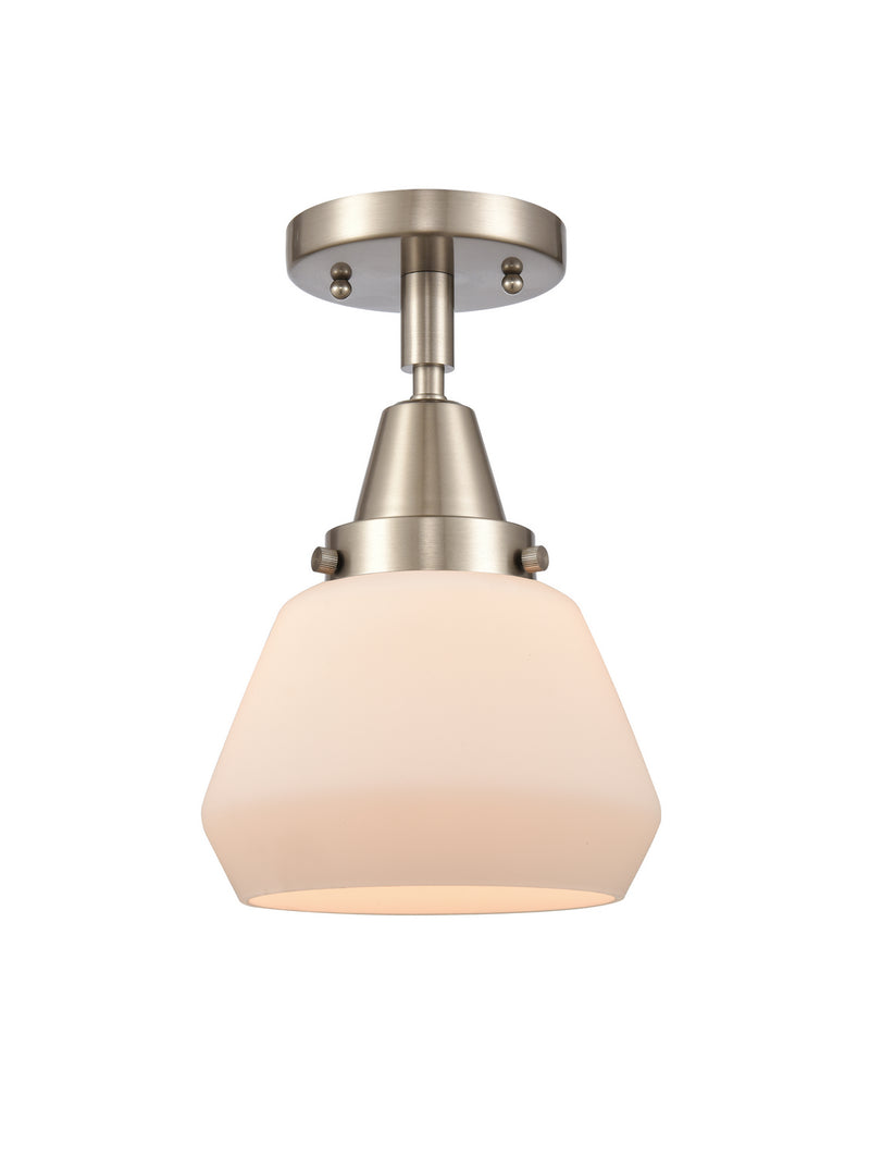 Innovations 447-1C-SN-G171-LED LED Flush Mount, Brushed Satin Nickel