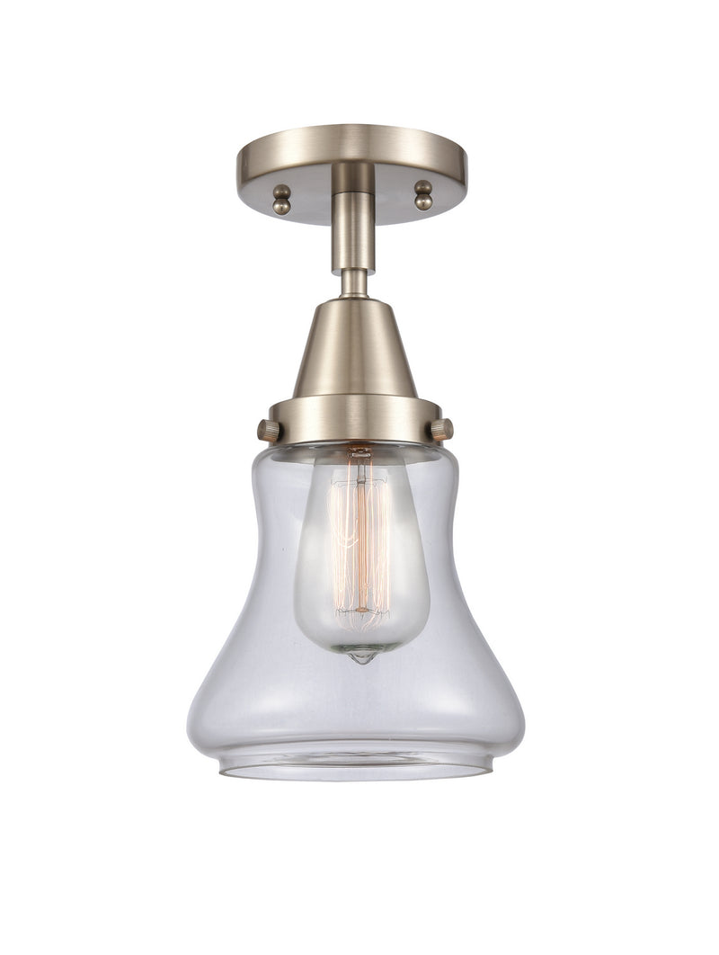 Innovations 447-1C-SN-G192-LED LED Flush Mount, Brushed Satin Nickel