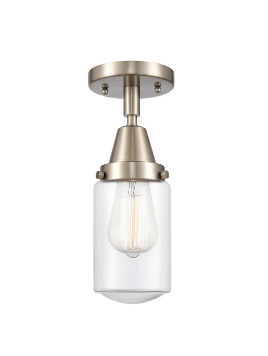 Innovations 447-1C-SN-G312-LED LED Flush Mount, Brushed Satin Nickel
