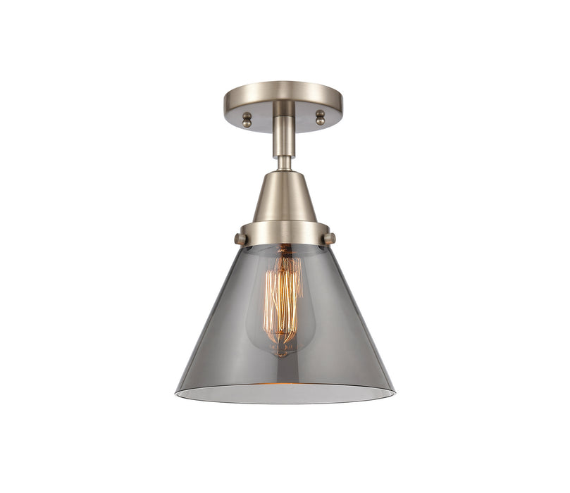 Innovations 447-1C-SN-G43 One Light Flush Mount, Brushed Satin Nickel