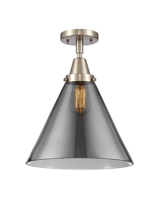 Innovations 447-1C-SN-G43-L-LED LED Flush Mount, Brushed Satin Nickel