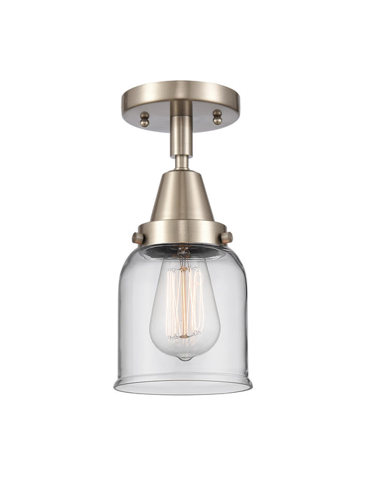 Innovations 447-1C-SN-G52 One Light Flush Mount, Brushed Satin Nickel
