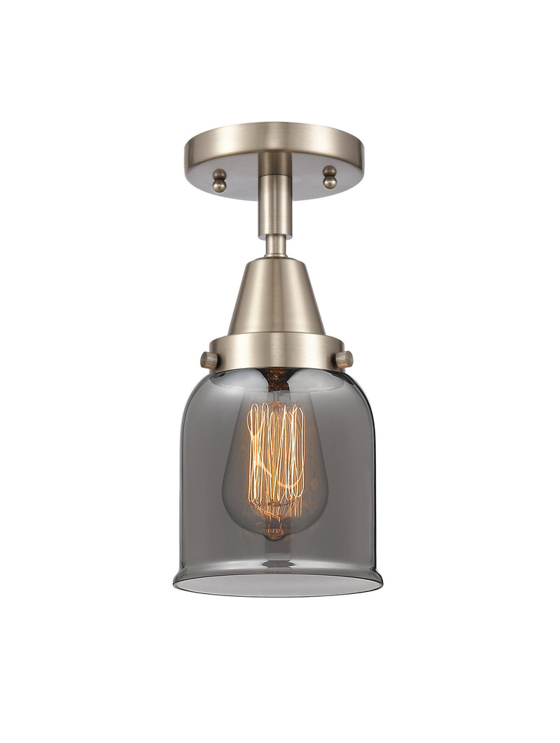 Innovations 447-1C-SN-G53 One Light Flush Mount, Brushed Satin Nickel