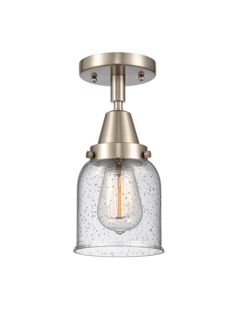 Innovations 447-1C-SN-G54-LED LED Flush Mount, Brushed Satin Nickel
