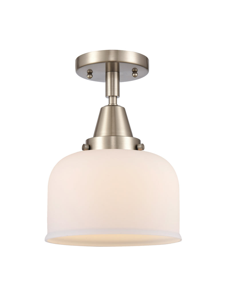 Innovations 447-1C-SN-G71 One Light Flush Mount, Brushed Satin Nickel