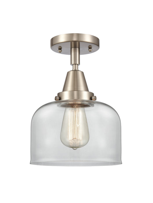 Innovations 447-1C-SN-G72 One Light Flush Mount, Brushed Satin Nickel