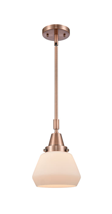 Innovations 447-1S-AC-G171-LED LED Mini Pendant, Antique Copper
