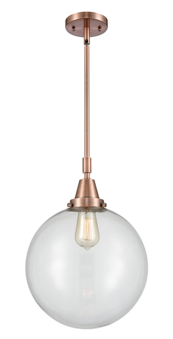 Innovations 447-1S-AC-G202-12-LED LED Mini Pendant, Antique Copper