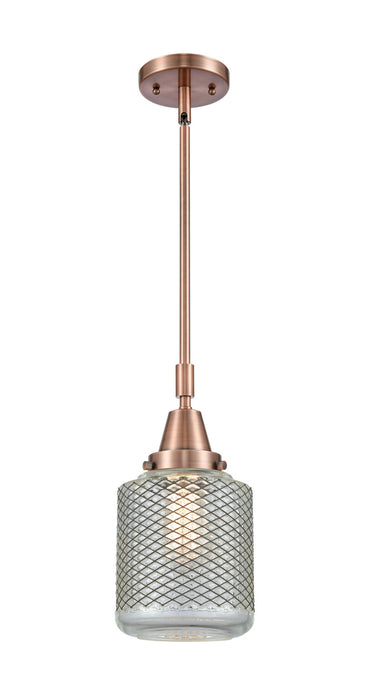 Innovations 447-1S-AC-G262-LED LED Mini Pendant, Antique Copper