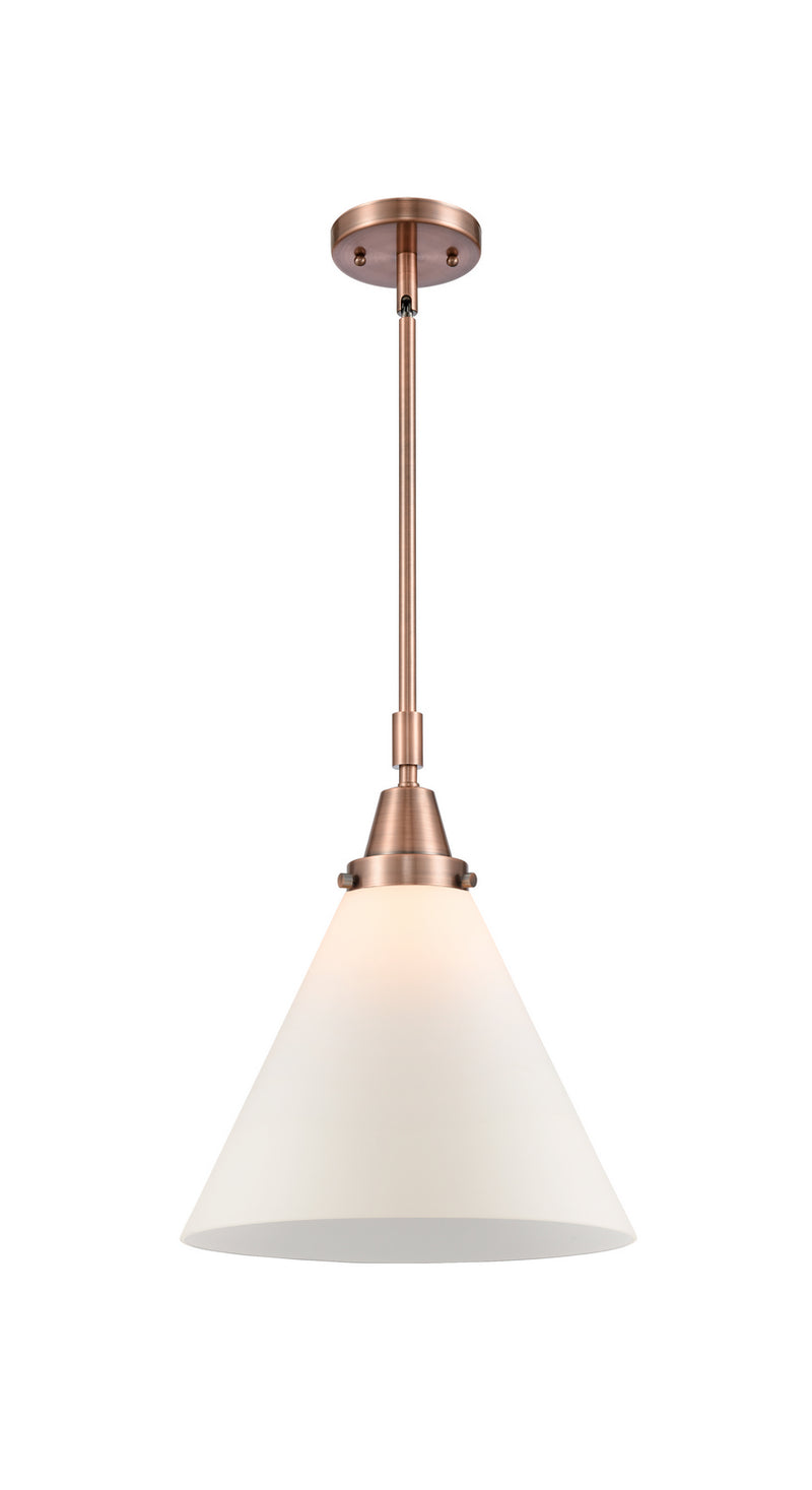 Innovations 447-1S-AC-G41-L-LED LED Mini Pendant, Antique Copper
