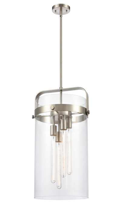 Innovations 413-4S-SN-12CL-LED LED Pendant, Brushed Satin Nickel