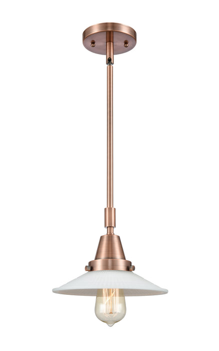 Innovations 447-1S-AC-G1-LED LED Mini Pendant, Antique Copper