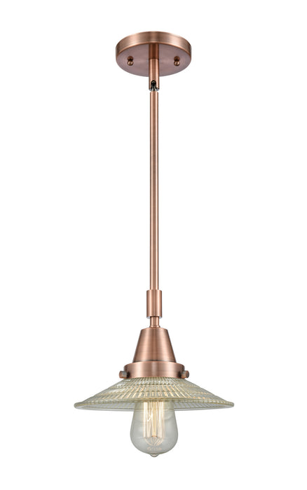 Innovations 447-1S-AC-G2 One Light Mini Pendant, Antique Copper