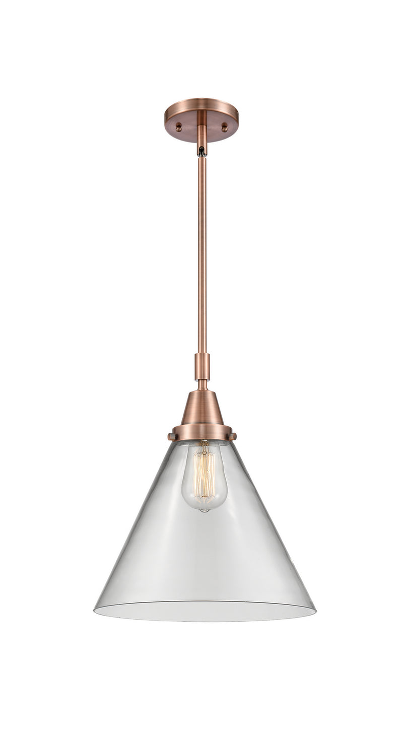 Innovations 447-1S-AC-G42-L-LED LED Mini Pendant, Antique Copper