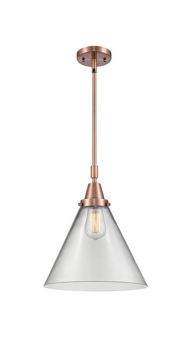 Innovations 447-1S-AC-G42-L-LED LED Mini Pendant, Antique Copper