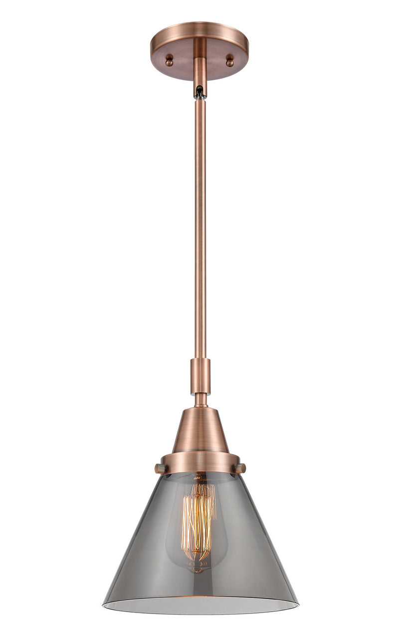 Innovations 447-1S-AC-G43-LED LED Mini Pendant, Antique Copper