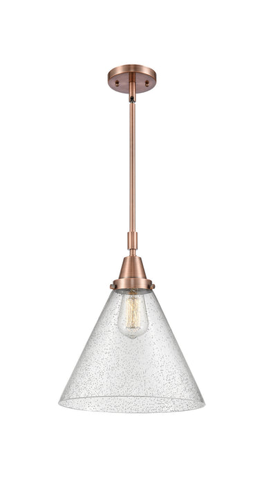 Innovations 447-1S-AC-G44-L One Light Mini Pendant, Antique Copper