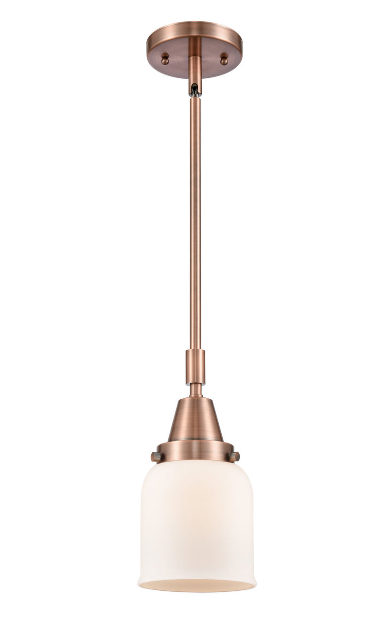 Innovations 447-1S-AC-G51 One Light Mini Pendant, Antique Copper