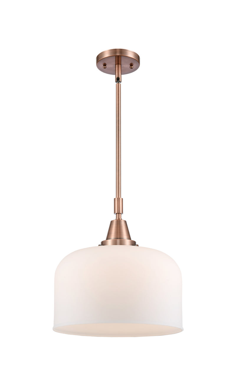 Innovations 447-1S-AC-G71-L One Light Mini Pendant, Antique Copper