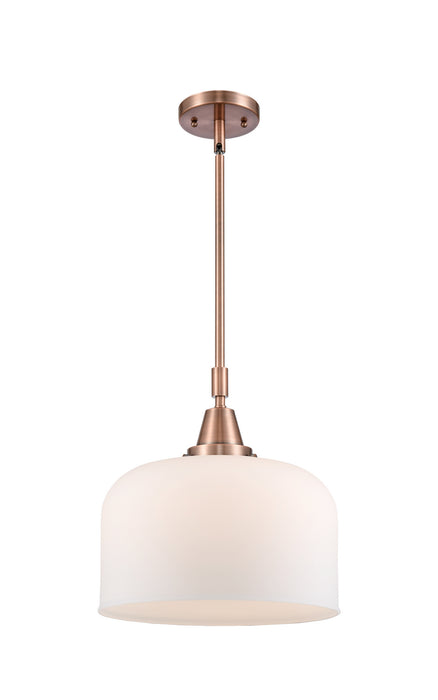 Innovations 447-1S-AC-G71-L One Light Mini Pendant, Antique Copper