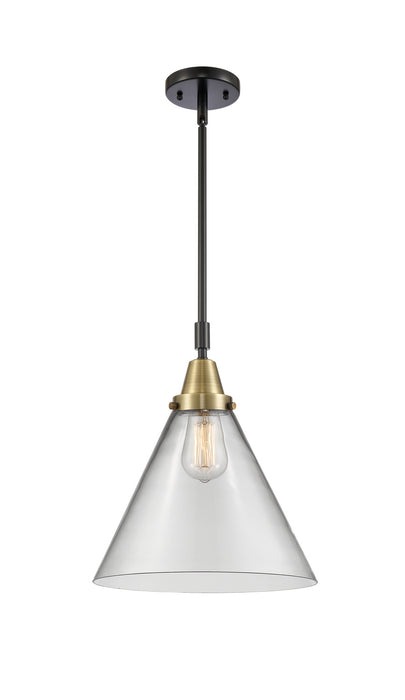 Innovations 447-1S-BAB-G42-L-LED LED Mini Pendant, Black Antique Brass
