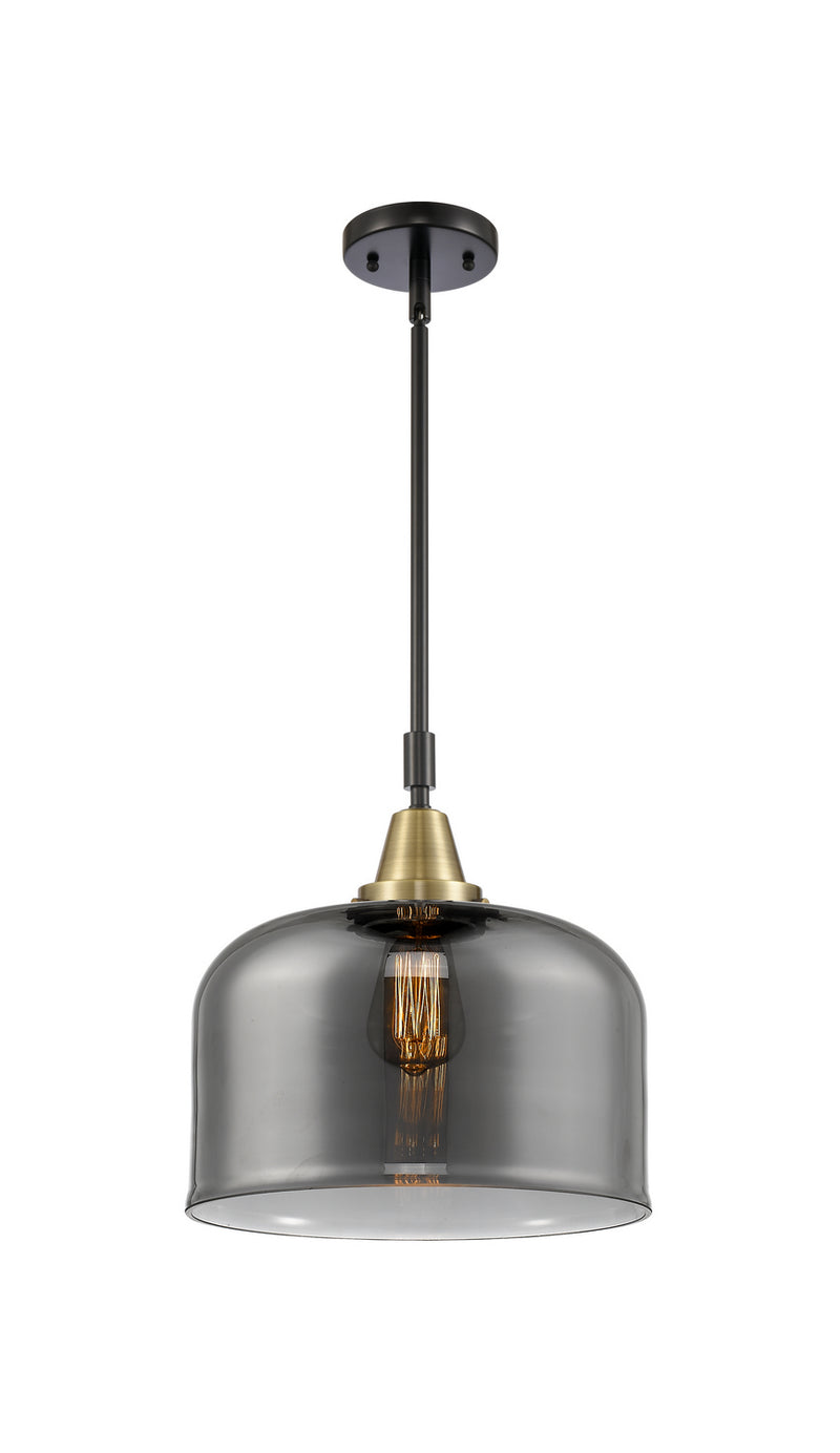 Innovations 447-1S-BAB-G73-L One Light Mini Pendant, Black Antique Brass